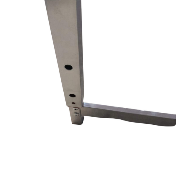 Mesa plegable portátil azul aluminio 1.20m