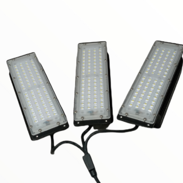 Set tres lámpara de inundación luz led