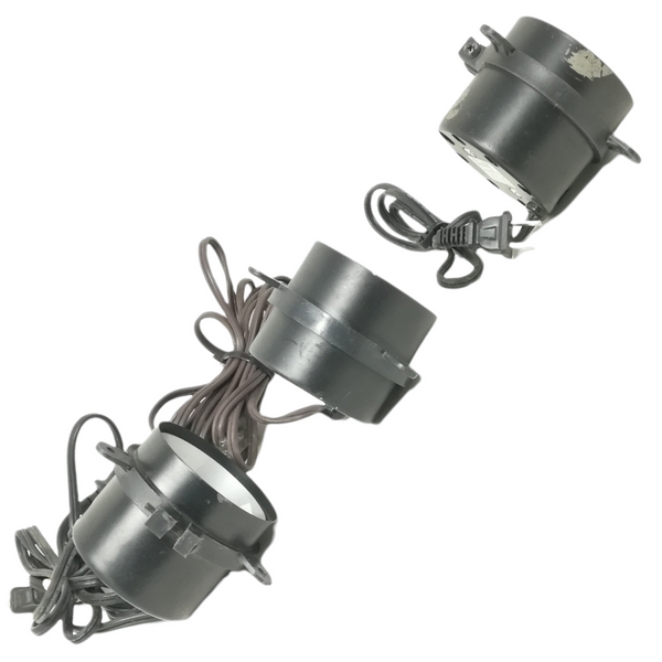 Juego de 3 Portalampara de Gabinete para foco halógeno