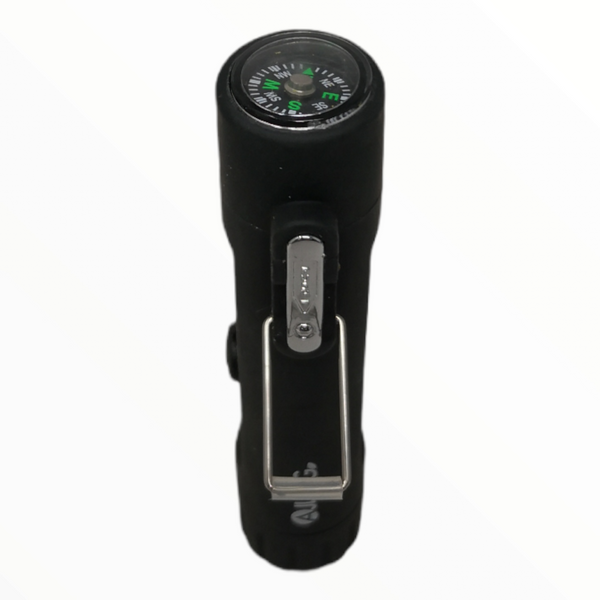 Linterna Recargable Tactica Multiusos con Brújula