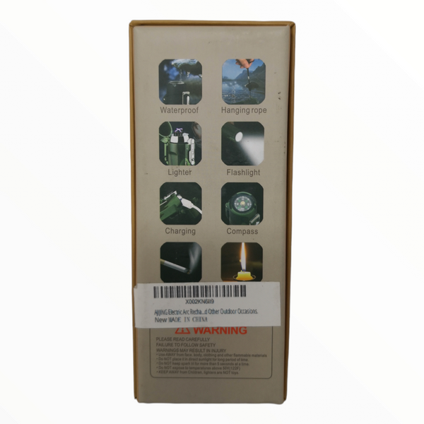 Linterna Recargable Tactica Multiusos con Brújula