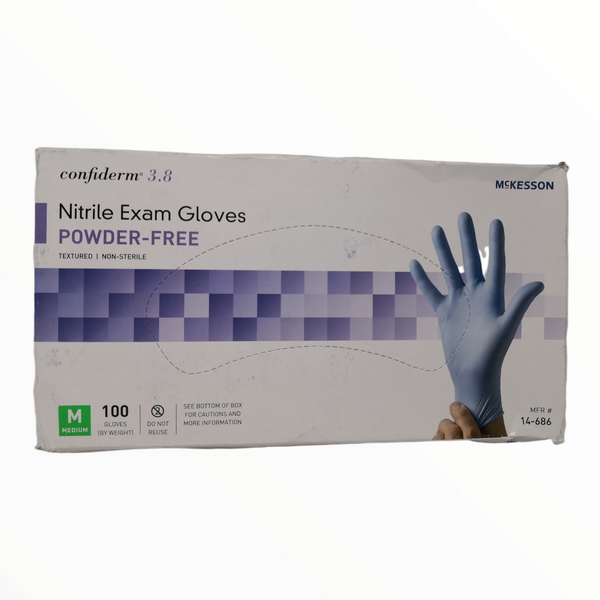 Guantes Nitrilo sin polvo texturizado MCKESSON 100 PZS