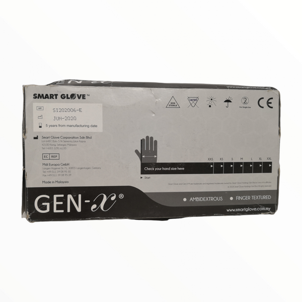 Guantes Nitrilo sin polvo texturizado Gen-X 100 PZS