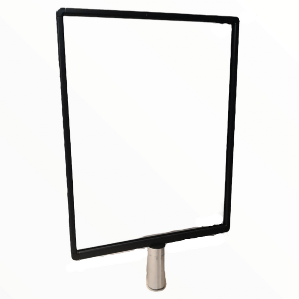 Porta letrero Marco control multitud publicidad 55x71cm