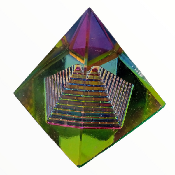 Pirámide decorativa para escritorio 4x3.8