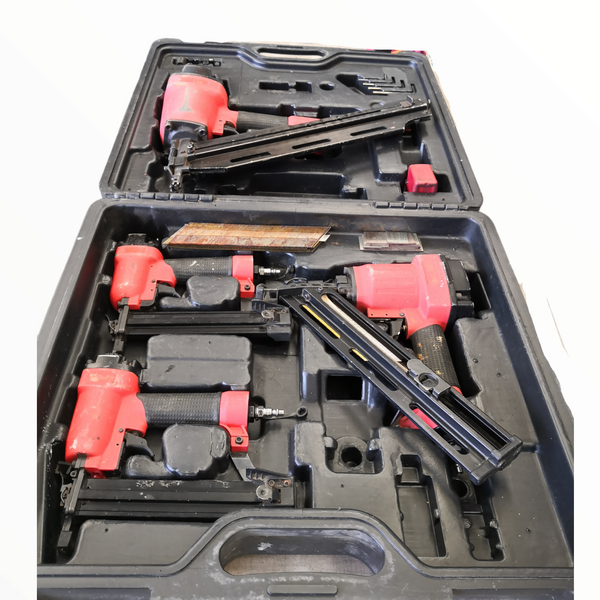 Equipo Clavadora neumático pistola de aire con estuche usado