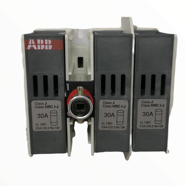 Interruptor de desconexión abierta fusible ABB OS30AJ12