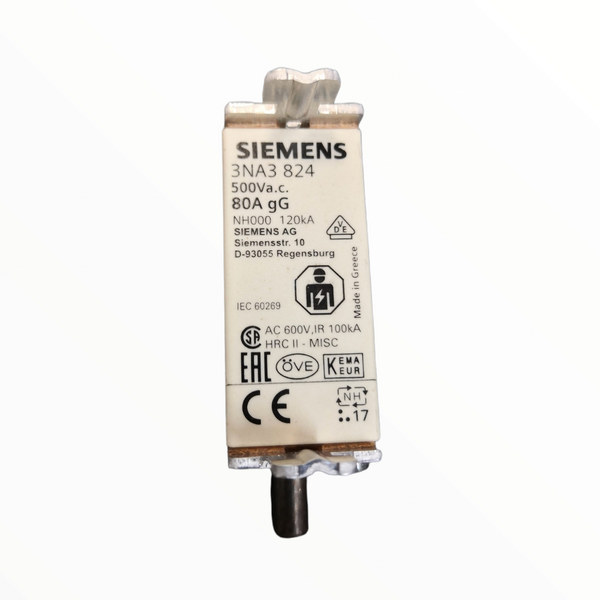 Cartucho Fusible Siemens 3na3 824 35a