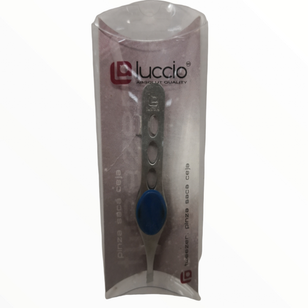Pinzas saca cejas luccio metálicas Pack 2pzas