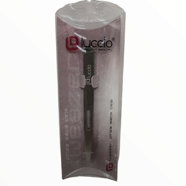 Pinzas saca cejas luccio metálicas Pack 2pzas