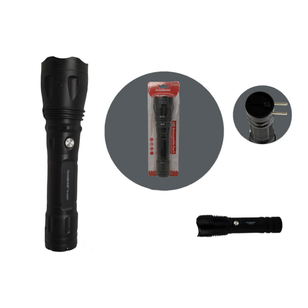 Linterna Lampara Antorcha led recargable Transhine