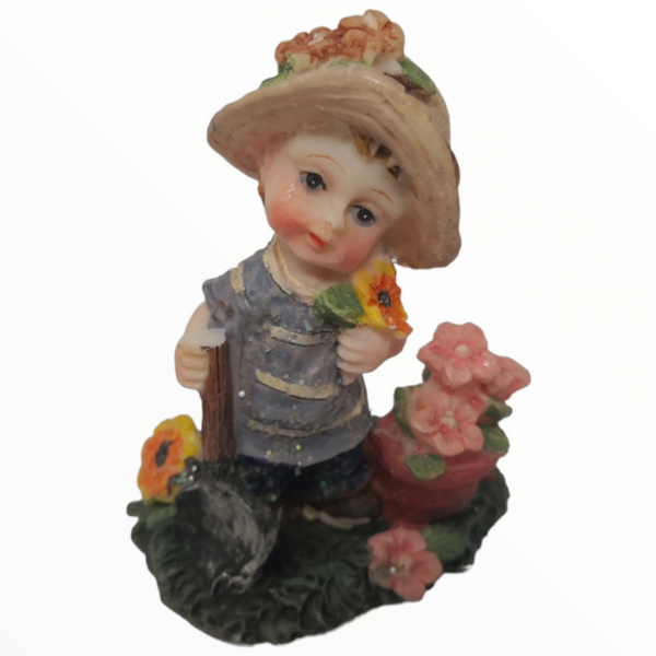 Colección Figuras Adorno poliresina niños 6cm pack 12pz