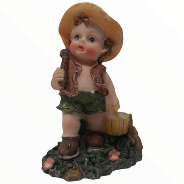 Colección Figuras Adorno poliresina niños 6cm pack 12pz