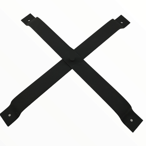 1.1 Cruceta Acero Estructura Base para asta bandera