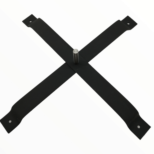 Asta de bandera 5.5m + base estructura cruceta + pivote