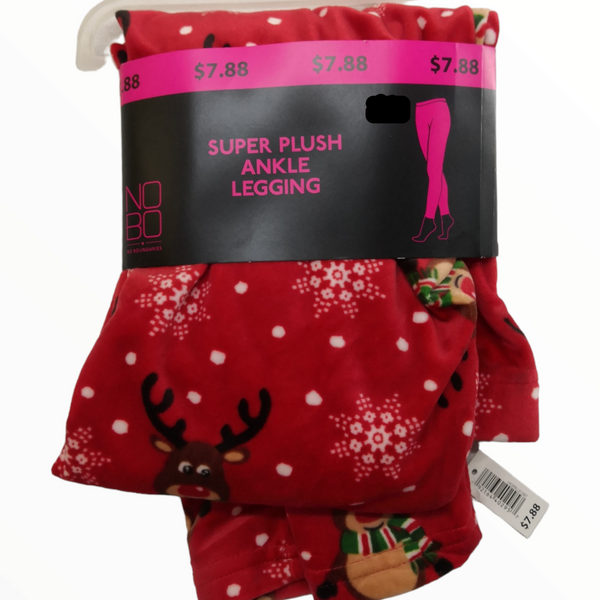 Leggins Pijama de felpa dama Navideños