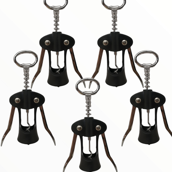 Sacacorchos Destapador Descorchador De Alas Metálico 10 Pzs