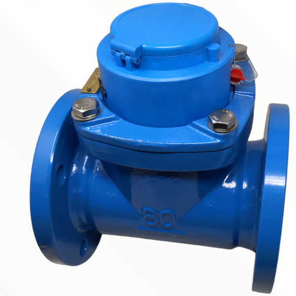 Medidor de Agua bridado Woltman 3'' 80mm Genebre