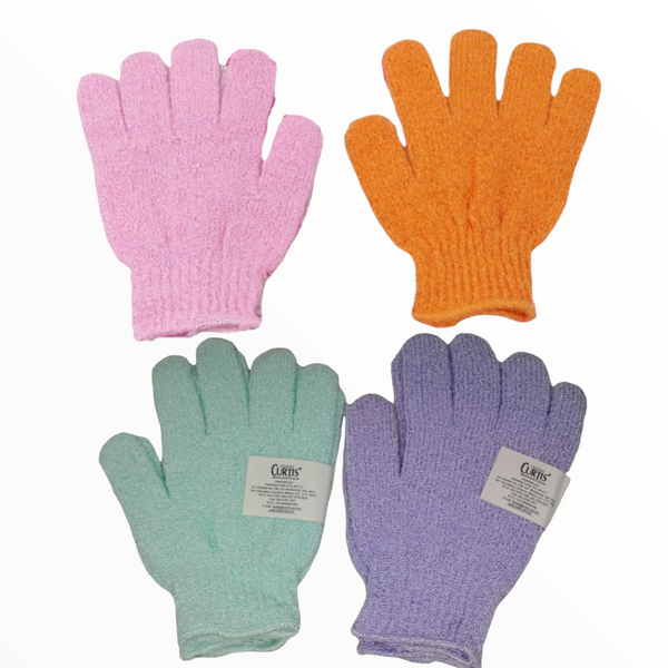 10 Pares De Guantes Para Baño Exfoliantes Curtis