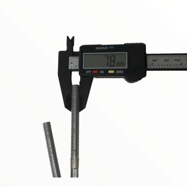 Cable de Acero Chicote 4m 4.9mm grueso con Tornillos