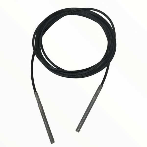 Cable de Acero Chicote 4m 4.9mm grueso con Tornillos