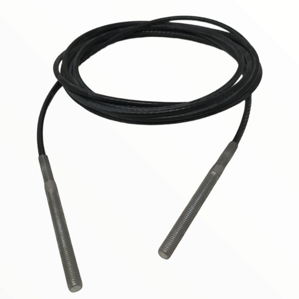 Cable de Acero Chicote 4m 4.9mm grueso con Tornillos