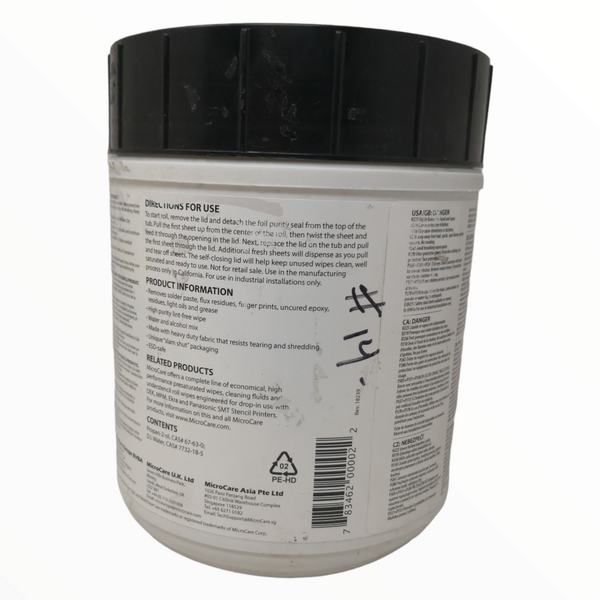 Toallitas limpiadora Presaturadas Multiclean MicroCare 100pz