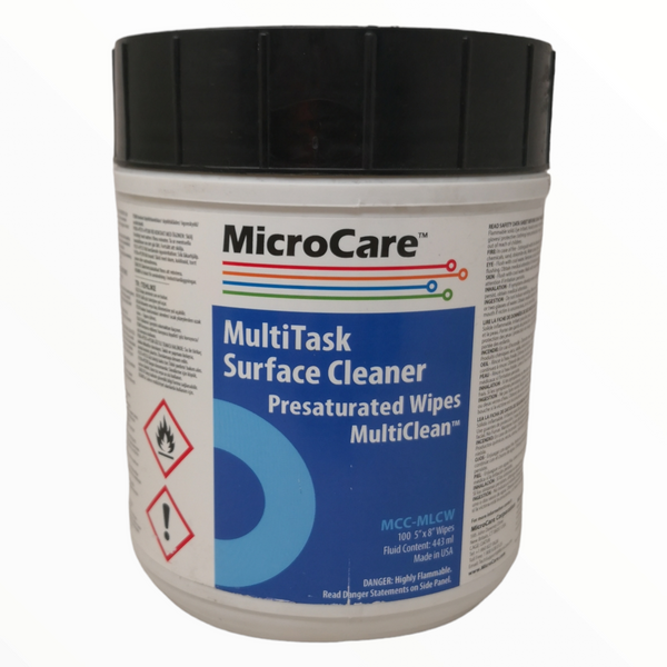 Toallitas limpiadora Presaturadas Multiclean MicroCare 100pz