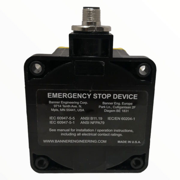 Botón interruptor Paro Emergencia Banner SSA-EB1P-02ED1Q4