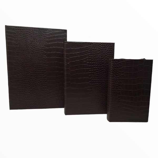 Set de 3 cajas almacenamiento porta biblia decorativas