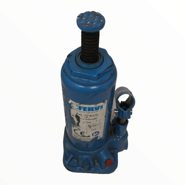 Gato Botella Hidráulico 5ton Marca FERVI Usado Sin palanca