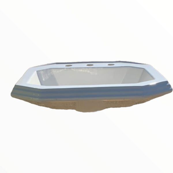 Lavabo Cerámica Lavamanos Baño 62 x 47 cm