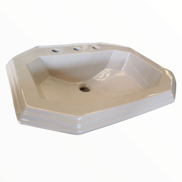 Lavabo Cerámica Lavamanos Baño 62 x 47 cm