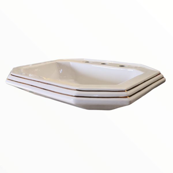 Lavabo Cerámica Lavamanos Baño 62 x 47 cm