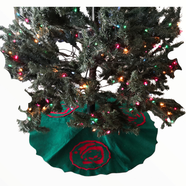 Pie Base Árbol Navideño Tapete Navidad Santa Treasures 86cm