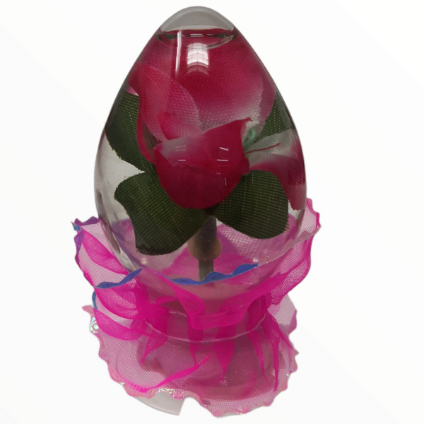 Caja Rosas Encapsuladas Agua Led 288 pz San Valentin Mayoreo