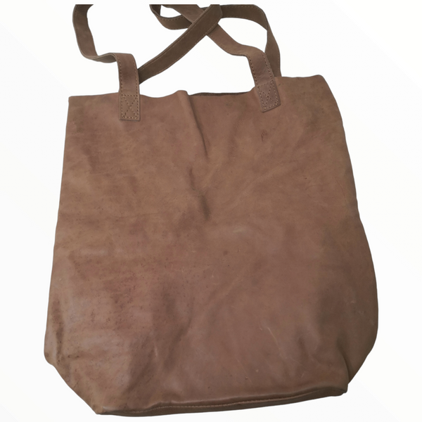 Bolsa De Piel Para Mujer Con Cosmetiquera Casita Xaman