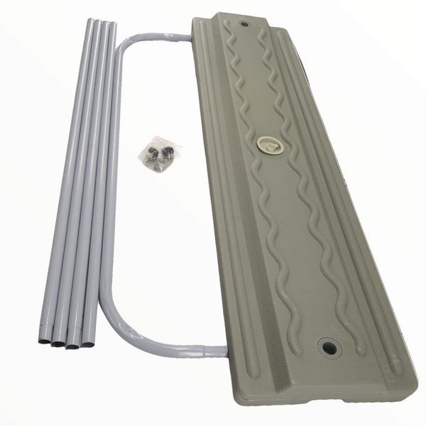 1.1 Porta Publicidad Banner Exterior Con Base Contrapeso De Agua