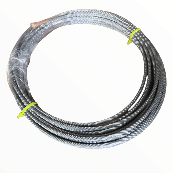 Bobina Rollo Cable Acero 1/4" x 16m