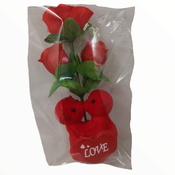 Caja Regalo San Valentin Osos y Corazones 6 pzs a Elegir