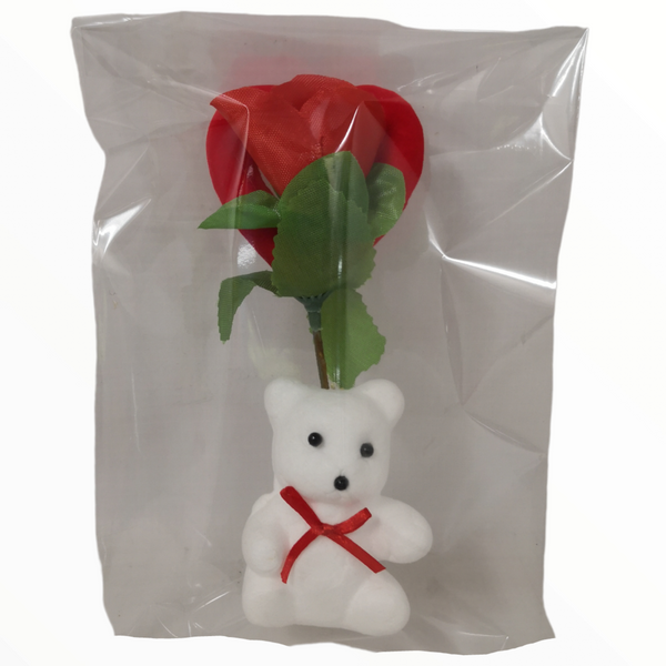 Caja Oso Individual Corazon Flor Adentro San Valentin