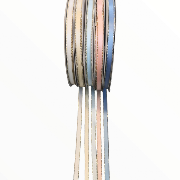 Rollo Liston 1/4" 50Yd color a elegir satin nylon popotillo