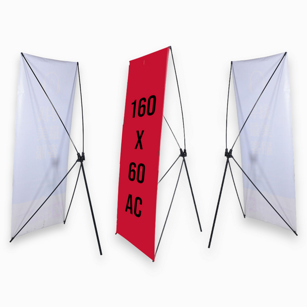 Tripie Publicidad Lona Porta Banner Araña 160x60cm Plastico