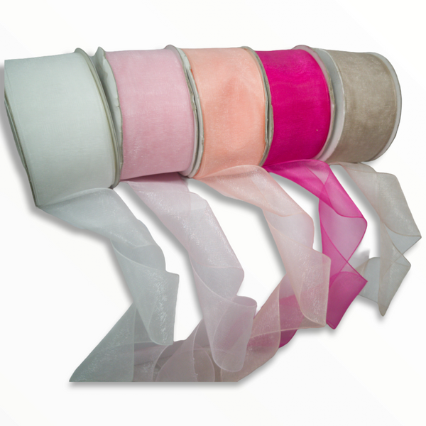 Rollo Liston 1 1/2" 25Yd elegir color nylon satin