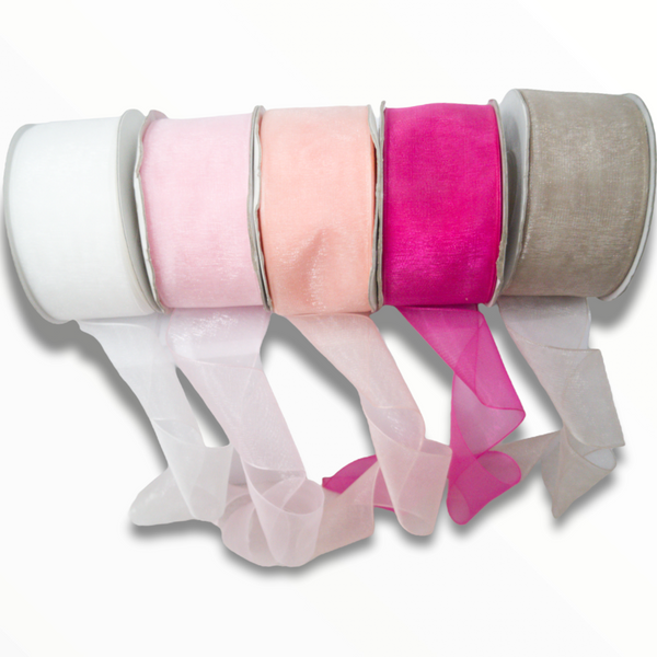 Rollo Liston 1 1/2" 25Yd elegir color nylon satin