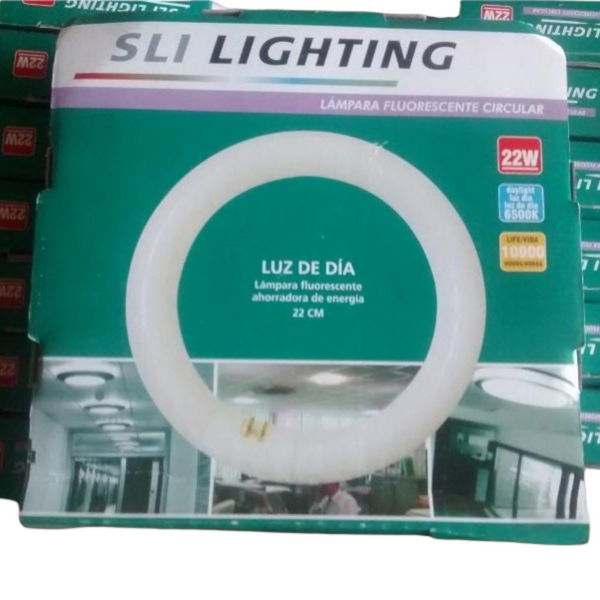 Paquete De 4 Focos Ahorrador Circular 22w Sli Lighting
