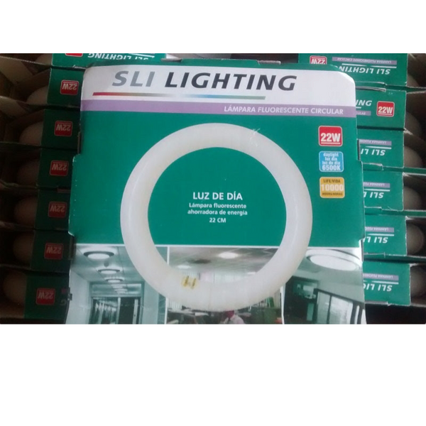Paquete De 4 Focos Ahorrador Circular 22w Sli Lighting