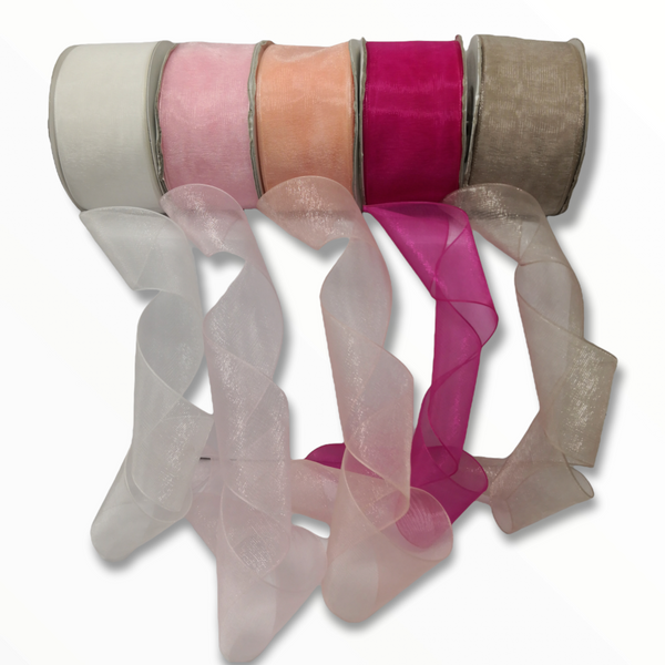 Rollo Liston 1 1/2" 25Yd elegir color nylon satin