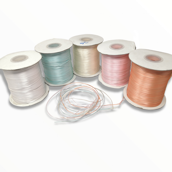 Rollo Liston 1.6mm 457m Color Satin Nylon Popotillo Pack 5pz