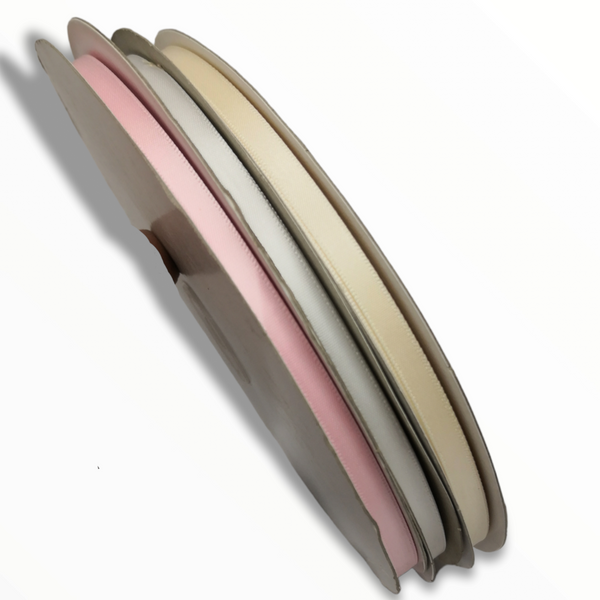 Rollo Liston 6.5mmx91m Color Satin Nylon Popotillo 5pz